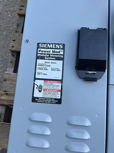 WTB1400CU Siemens 400 Amp 240V Single Phase Tap Box with WMM21225R Meter Stack