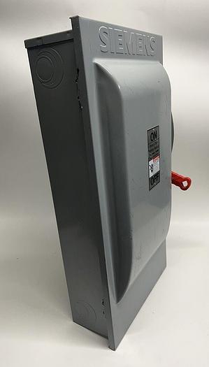 Used Up To 7: HF364N Siemens 200 Amp 600V 3P 4W Fusible Indoor Disconnect Switch