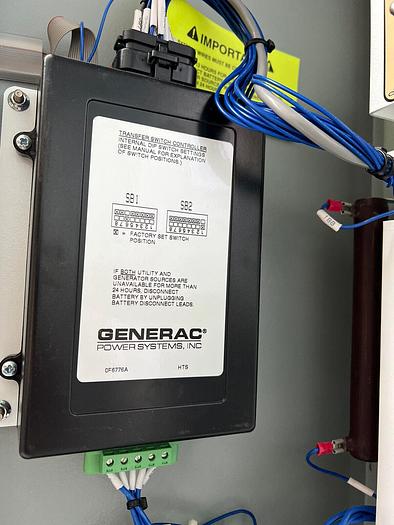 Used Generac 400 Amp HTS Automatic Transfer Switch 480V 3 Phase