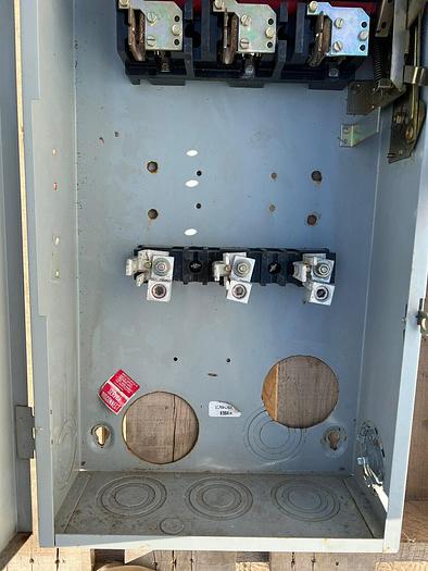 Used TH3364 GE 200 Amp 600V 3 Pole Fusible Nema 1 Indoor Disconnect Switch 783164009156