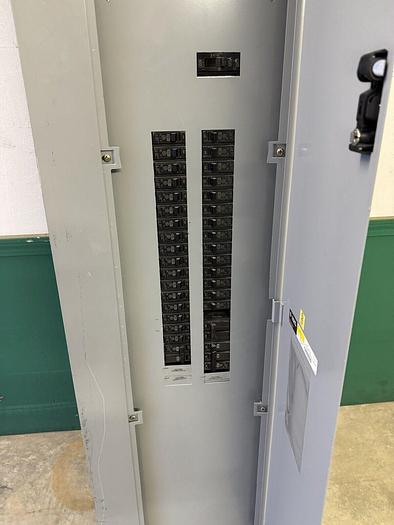 Used AQF3424MTX GE 400 Amp Main Lug Only Breaker Panel 208/120V Sub Feed MLO 42 Crk