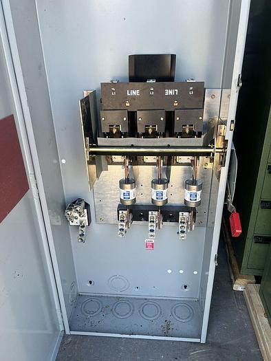 Used TH3365 GE 400 Amp 600V 3P 4W Fusible Nema 1 Indoor Rated Disconnect Switch