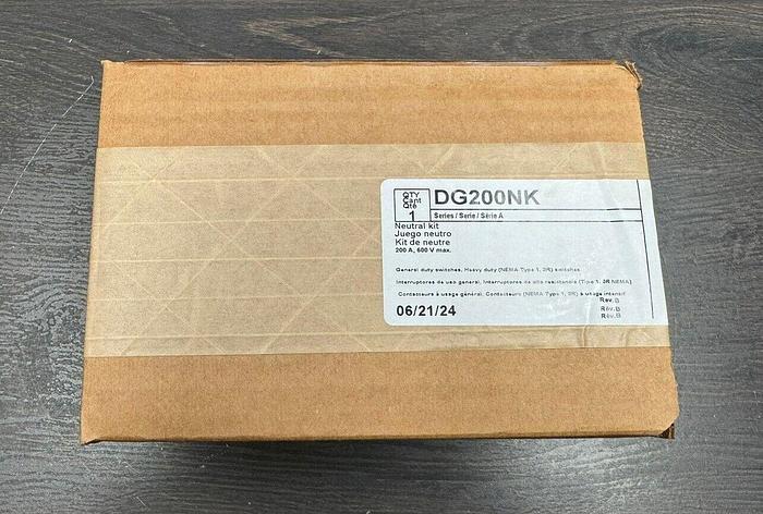 DG200NK EATON Cutler Hammer 200 Amp 600V Neutral Kit New