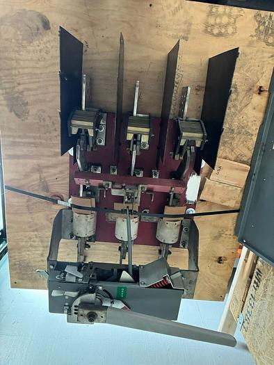 Used BPO34200 Square D 2000 Amp 480V 3P Fusible Switch Red Back Reconditioned