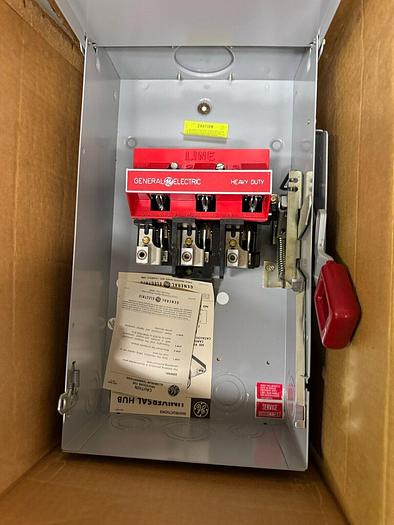 THN3363R GE 100 Amp 600V Non Fusible Nema 3R Outdoor Rated Disconnect Switch New 783164011333