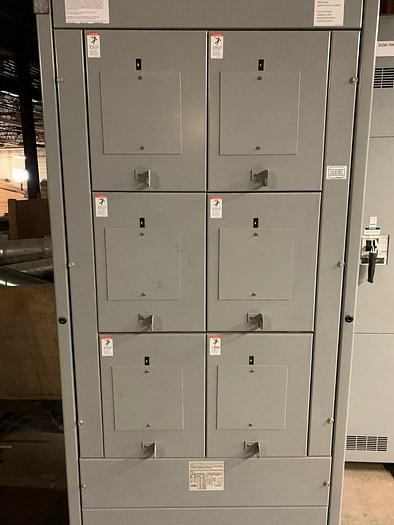 Cutler Hammer 2000 Amp 480V 3P 4W 7 Jaw Meter Socket Section Switchgear Metering