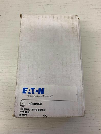 HGHB1020 Cutler Hammer 20 Amp 277V Single Pole 65K Rated Bolt On Circuit Breaker 786679114186