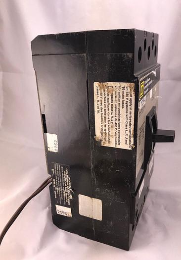 SQUARE D KAL261251143 125 AMP 600V 2 POLE 24V Undervoltage Trip UVR 1143 NEW