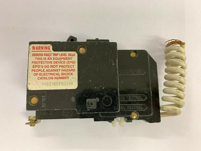 QOB130EPD2100 Square D 30 Amp 120V Equipment Protection Device EPD New