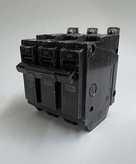 THQB32100 GE 100 Amp 240V 3 Pole Bolt On Circuit Breaker New