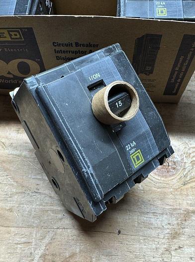 QOB315VH Square D 15 Amp 240V 3 Pole 22K Rated Bolt On Circuit Breaker New 785901371953
