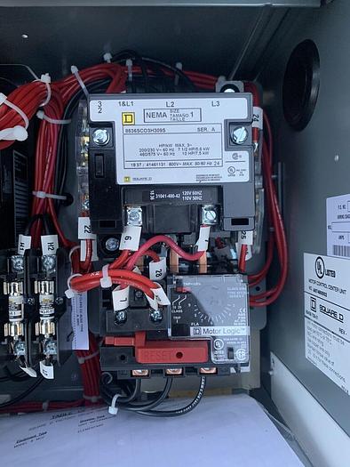 Square D Model 6 Size 1 Combo Bucket EMOTRON M20 HJL36030M71 8536SCO3H309S New