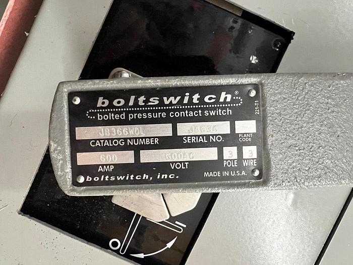 600 Amp 600V Fusible Disconnect CT Cabinet Meter Main Meter Socket JB366W0L New