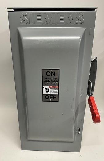 HF323NR Siemens 100 Amp 240V 3 Pole Fusible Nema 3R Outdoor Disconnect Switch
