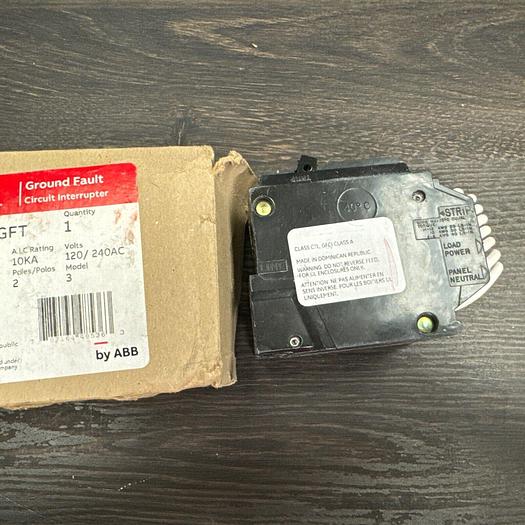 THQL2130GFT GE 30 Amp 240V 10K Rated Plug in Ground Fault New