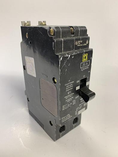 EDB24020 Square D 20 Amp 480V 18K 2 Pole Bolt On Circuit Breaker