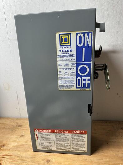 Used PQ3610G Square D 100 Amp 600V 3 Phase Bus Plug