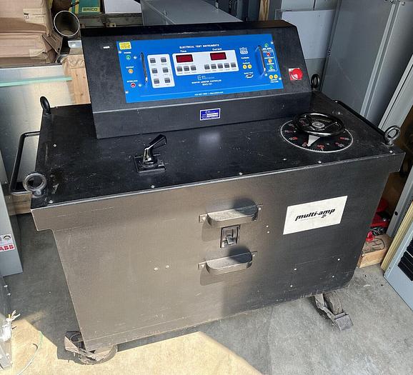 Used Multi-Amp CB-8160 Primary Injection Circuit Breaker Test Set Calibrated ETI