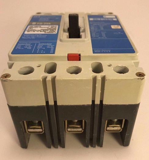 Used FD3100 Cutler Hammer 100 Amp 600V 3 Pole Bolt On Circuit Breaker