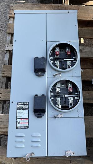 WTB1400CU Siemens 400 Amp 240V Single Phase Tap Box with WMM21225R Meter Stack