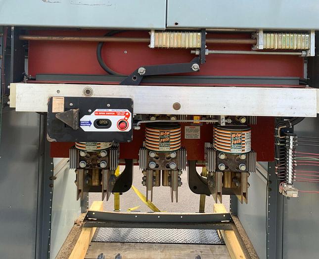 Used CBC-4033-EO Pringle 4000 Amp 480V 3 Pole Electrically Opperated Fusible Switch