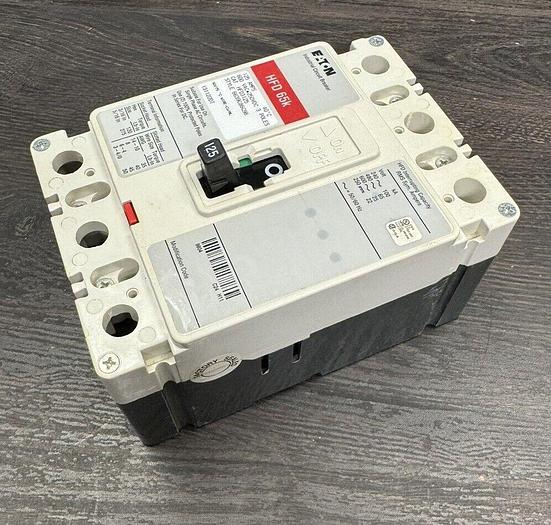 HFD3125 EATON 125 Amp 600V 65kA@480V 3 Pole Bolt On Circuit Breaker 786679175903