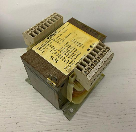 Used 320VA Siemens 4AM4895-0AA80-0J Control Transformer