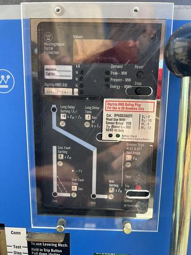 Westinghouse DSL206 800 Amp 600V Current Limiter 6DSL-B2000