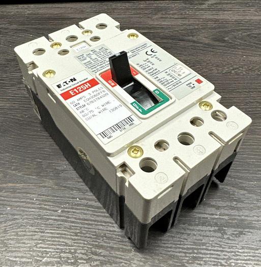 EGH3060FFB EATON 60 Amp 480V 65kA@480V 3 Pole Bolt On Circuit Breaker New
