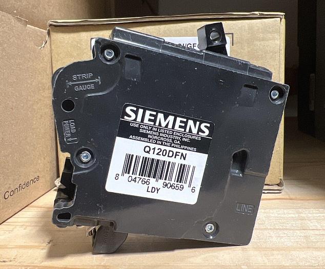 Q120DFN Siemens 20 Amp Dual Function AFCI/GFCI Circuit Breaker New 804766906596