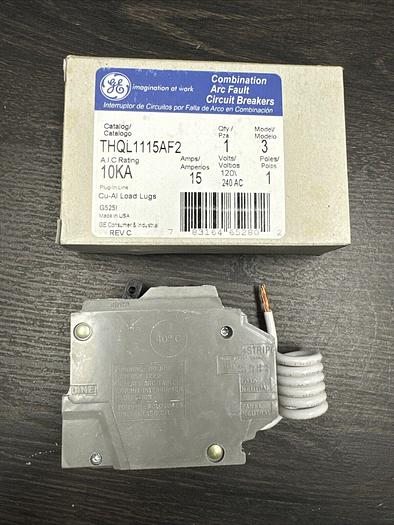 Up To: 500 THQL1115AF2 GE 15 Amp 120V AFCI Combination Arc Fault New