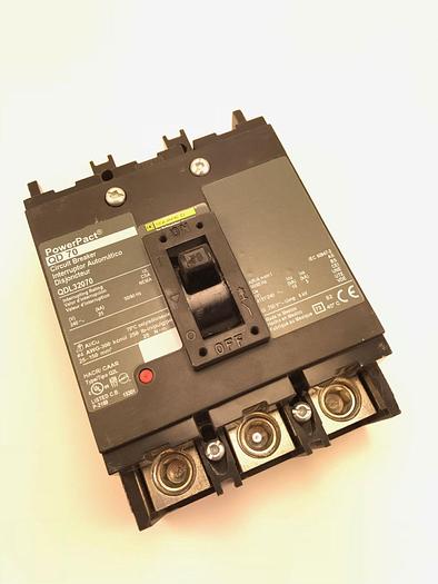 QDL32070 Square D 70 Amp 240V 3 Pole 25ka@240V Feed Thru Powerpact QDL