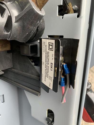 Used HU364AWK Square D 200 Amp 600V 3P Non Fusible Disconnect Switch with Interlock