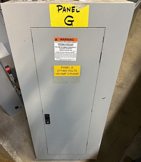 Used AEU3302RCX GE 225 Amp Main Lug Only MLO 480/277V 3P 4W TEY Panel