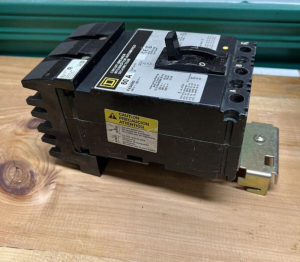 Used FA34060 Square D 60 Amp 480V 3 Pole I-Line Circuit Breaker