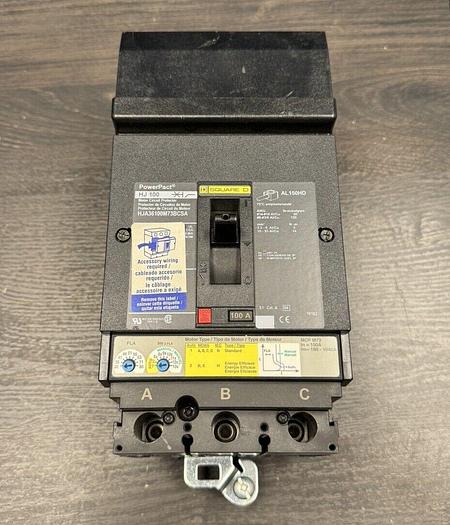 HJA36100M73 Square D 100 Amp 600V MCP I-Line Circuit Breaker New