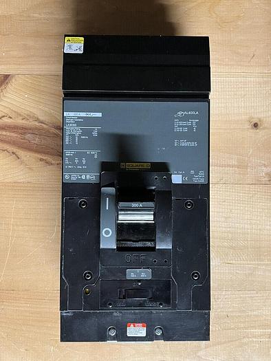 LA36300 Square D 300 Amp 600V 3 Pole 30kA@480V I-Line Circuit Breaker New