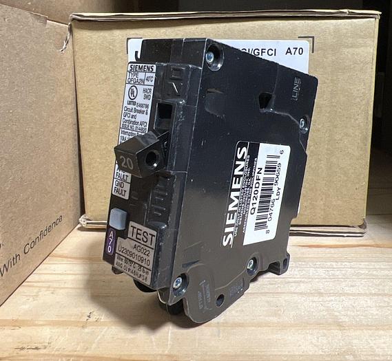 Q120DFN Siemens 20 Amp Dual Function AFCI/GFCI Circuit Breaker New 804766906596