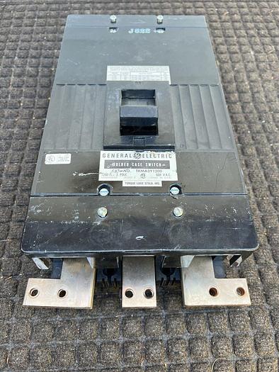 Used TKMA3Y1200 GE 1200 Amp 600V 3 Pole Molded Case Switch with Copper Bus