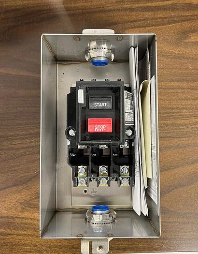 2510MBW12 Square D Manual Motor Starter Size M-0 Stainless Steel New