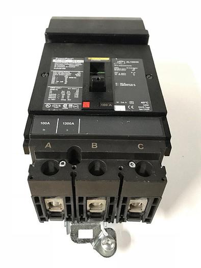HJA36100 Square D 100 Amp 600V 3 Pole Plug In I-Line Powerpact HJ150 785901600978