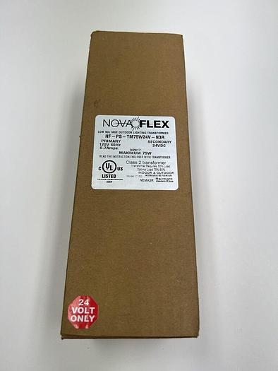 Used NF-PS-TM75W24V-N3R Nova Flex 75W  120V 24V Low Voltage Lighting Transformer
