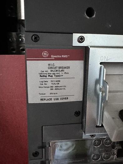 Used GE ABB 1200 Amp Main Breaker Panelboard 480/277V SKLC3612L4RX LSIG RELT