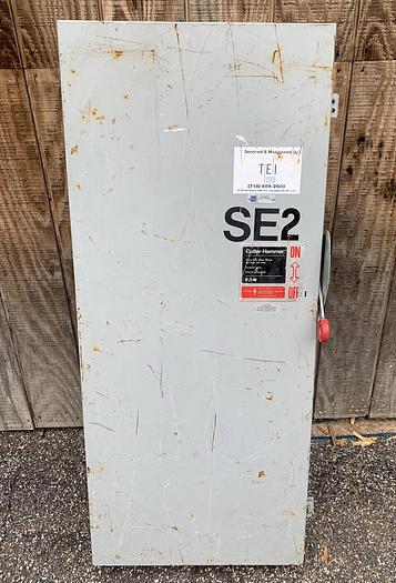 Used DH325NGK Cutler Hammer 400 Amp 240V 3P 4W Fusible Indoor Rated Disconnect Switch 782113207063