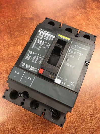 HLP36060 Square D 60 AMP 600V 100KA@480V Bolt on Circuit Breaker HLL36060