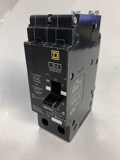 EGB24035 Square D 35 Amp 480V 2 Pole Bolt On Circuit Breaker New