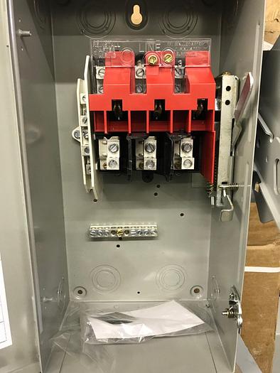 DH361UGKNG Cutler Hammer 30 Amp 600V 3 Pole 4 Wire Non Fusible Disconnect Switch