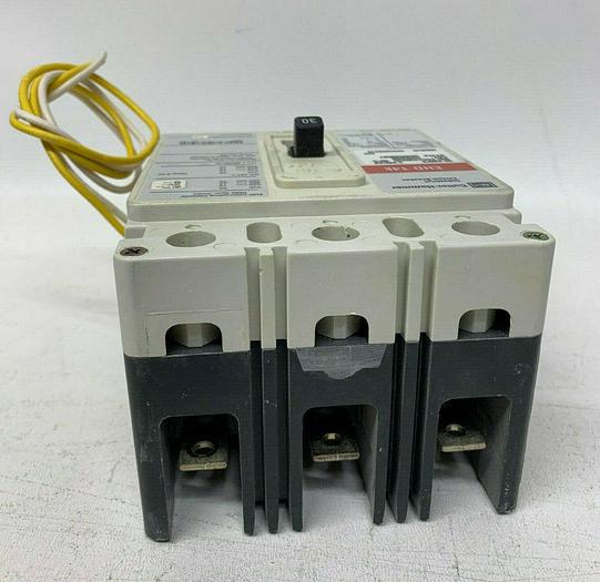 Used EHD3030 Cutler Hammer 30 Amp 480V 3 Pole Bolt On Circuit Breaker with Aux Switch