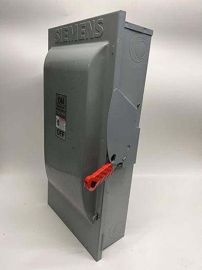 Used Up To 7: HF364N Siemens 200 Amp 600V 3P 4W Fusible Indoor Disconnect Switch