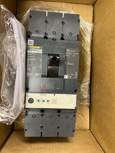 LGL36400U31X Square D 400 Amp 600V 35KA@480V 3P Feed Thru Circuit Breaker New 785901637608
